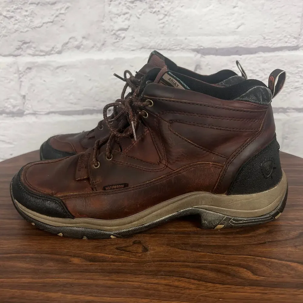 Ariat Mens 10.5 Western Outdoors Gorpcore Terrain Endurance Leather Hiking Boots